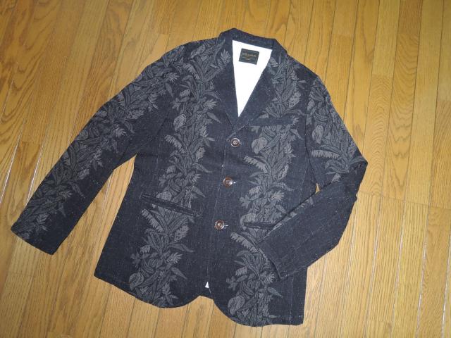 美中古 BY GLADHAND グラッドハンド 薄手 テーラード ジャケット S 総柄 < 男性ファッション  美中古 BY GLADHAND グラッドハンド 薄手 テーラード ジャケット S 総柄 < 男性ファッションの
