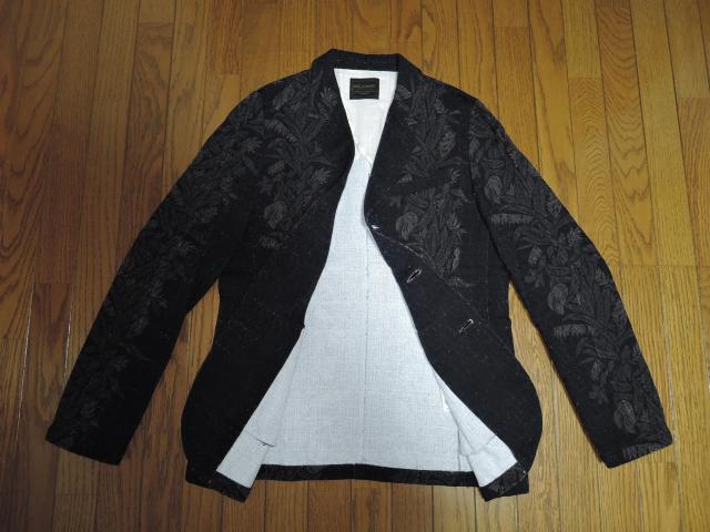 美中古 BY GLADHAND グラッドハンド 薄手 テーラード ジャケット S 総柄 < 男性ファッション  美中古 BY GLADHAND グラッドハンド 薄手 テーラード ジャケット S 総柄 < 男性ファッションの