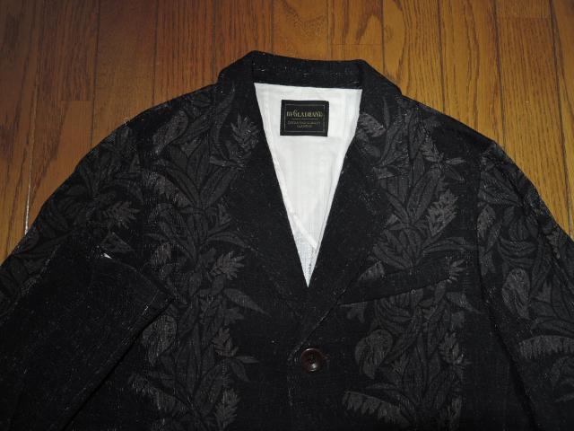 美中古 BY GLADHAND グラッドハンド 薄手 テーラード ジャケット S 総柄 < 男性ファッション  美中古 BY GLADHAND グラッドハンド 薄手 テーラード ジャケット S 総柄 < 男性ファッションの