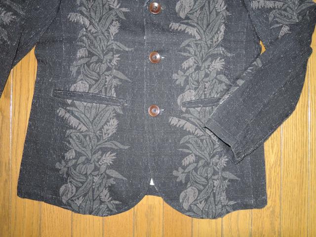 美中古 BY GLADHAND グラッドハンド 薄手 テーラード ジャケット S 総柄 < 男性ファッション  美中古 BY GLADHAND グラッドハンド 薄手 テーラード ジャケット S 総柄 < 男性ファッションの