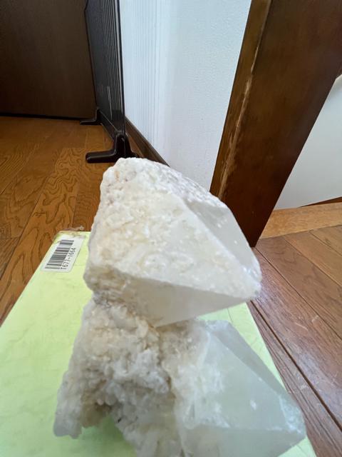 水晶クラスター!原石!塊!ずっしり!原石のみ!先が六角が2つ! < インテリア/ライフ  水晶クラスター!原石!塊!ずっしり!原石のみ!先が六角が2つ! < インテリア/ライフの