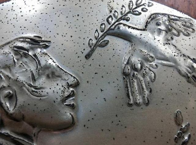 超超大特価!超貴重銀925の芸術品!イタリアの代表的彫刻家ジャコモ・マンズー氏作 レリーフ 銀製 925刻印 レリーフ重量483g < ホビー  超超大特価!超貴重銀925の芸術品!イタリアの代表的彫刻家ジャコモ・マンズー氏作 レリーフ 銀製 925刻印 レリーフ重量483g < ホビーの