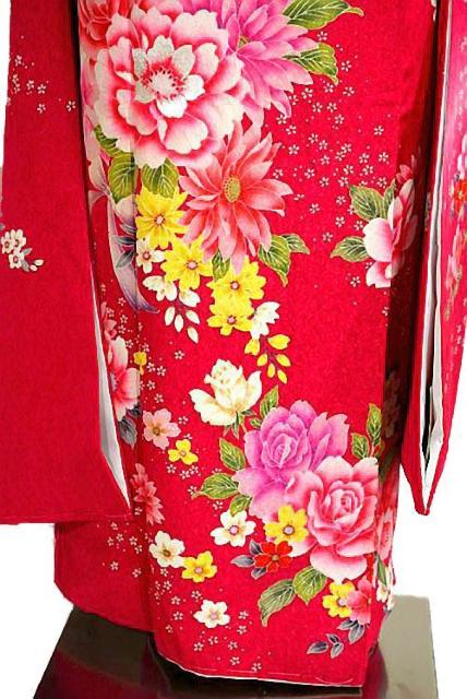 【最高級】【未使用品】暈し染め 銀通し 刺繍 花尽くし 振袖 身丈174cm 裄丈68cm T3419 < 女性ファッション  【最高級】【未使用品】暈し染め 銀通し 刺繍 花尽くし 振袖 身丈174cm 裄丈68cm T3419 < 女性ファッションの