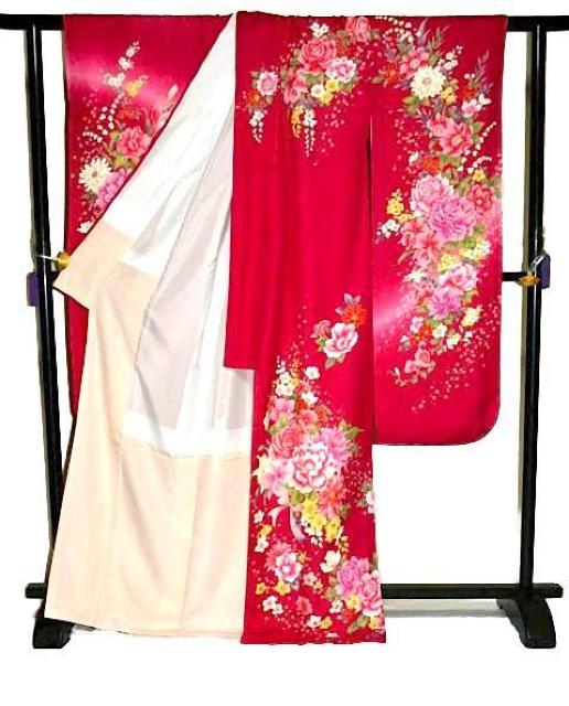 【最高級】【未使用品】暈し染め 銀通し 刺繍 花尽くし 振袖 身丈174cm 裄丈68cm T3419 < 女性ファッション  【最高級】【未使用品】暈し染め 銀通し 刺繍 花尽くし 振袖 身丈174cm 裄丈68cm T3419 < 女性ファッションの