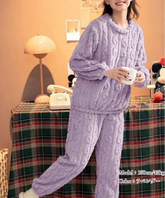 送料無料 新品 フリースパジャマ レディース 上下セット < 女性ファッション  送料無料 新品 フリースパジャマ レディース 上下セット < 女性ファッションの