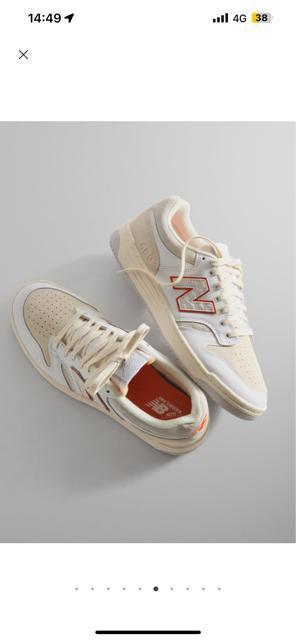 KITH × New Balance Numeric 480 Madison Square Garden White Orange < ブランド  KITH × New Balance Numeric 480 Madison Square Garden White Orange  < ブランドの