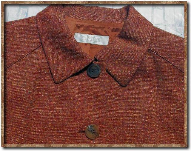 コルディア カラーネップ入りシルク混ジャケット ブレザー 茶 < ブランド  コルディア カラーネップ入りシルク混ジャケット ブレザー 茶 < ブランドの