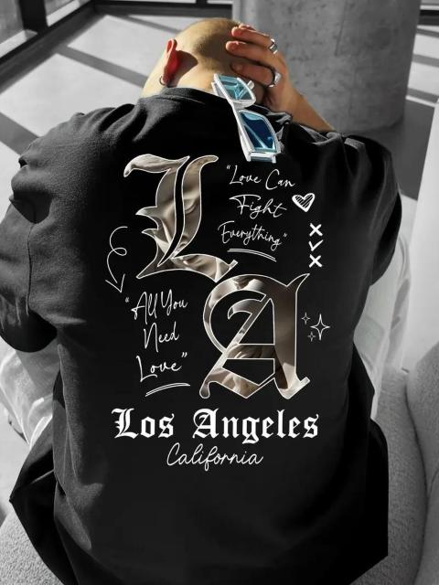 Xii1290~Men's Los Angeles  TVc - I Love Youtr`TCYli{TCYkj   jt@bV 