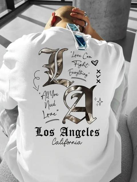 Xii1290~Men's Los Angeles  TVc - I Love Youtr`TCYli{TCYkj  jt@bV 
