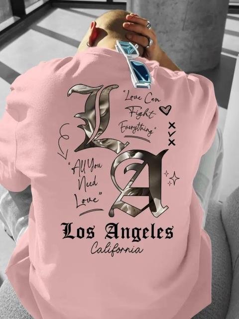 Xii1290~Men's Los Angeles  TVc - I Love Youtr`TCYli{TCYkj  jt@bV 