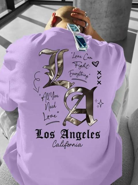 Xii1290~Men's Los Angeles  TVc - I Love Youtr`TCYli{TCYkj  jt@bV 