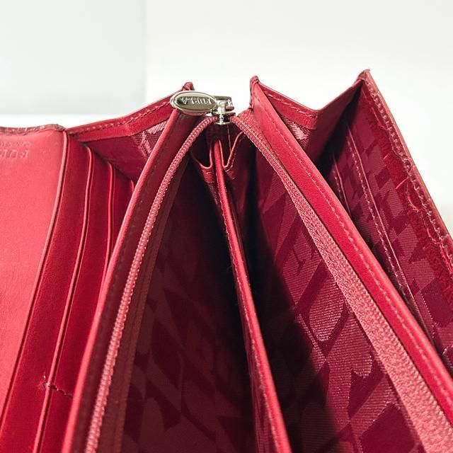 美品 FURLA フルラ クロコダイル型押しレザー 二つ折り 長財布 < ブランド  美品 FURLA フルラ クロコダイル型押しレザー 二つ折り 長財布 < ブランドの