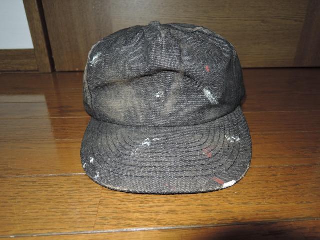 WORLD wide FAMOUS ワールドワイドフェイマス デニムキャップ ペイント ダート加工 DENIM CAP < 男性ファッション  WORLD wide FAMOUS ワールドワイドフェイマス デニムキャップ ペイント ダート加工 DENIM CAP < 男性ファッションの