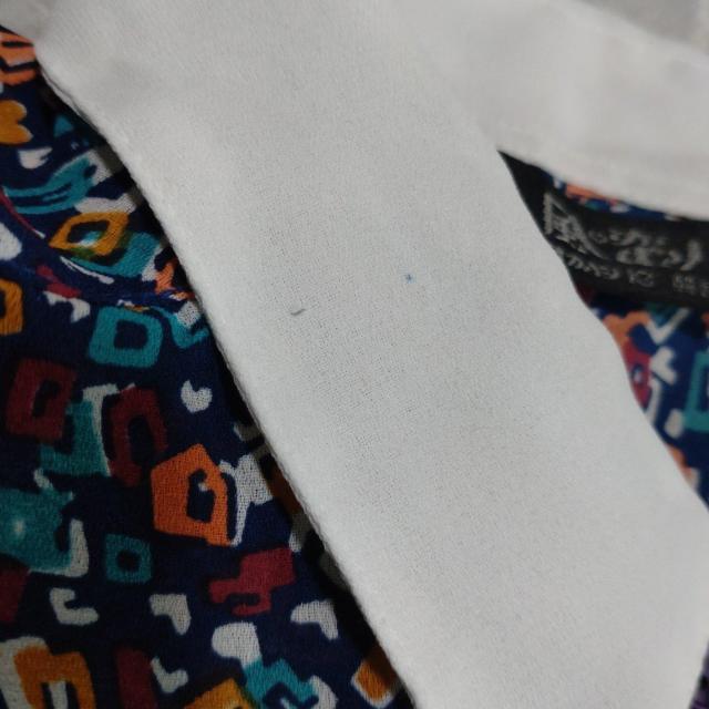 風の恋人 昭和レトロ 白襟柄長袖ブラウス < 女性ファッション 風の恋人 昭和レトロ 白襟柄長袖ブラウス < 女性ファッションの