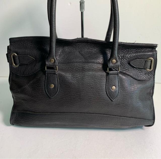 Hem work 日本製 レザー シボ革 牛革 ハンドバッグ ショルダーバッグ 肩掛け 黒 ブラック < 女性ファッション Hem work 日本製 レザー シボ革 牛革 ハンドバッグ ショルダーバッグ 肩掛け 黒 ブラック < 女性ファッションの