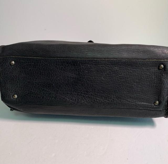 Hem work 日本製 レザー シボ革 牛革 ハンドバッグ ショルダーバッグ 肩掛け 黒 ブラック < 女性ファッション Hem work 日本製 レザー シボ革 牛革 ハンドバッグ ショルダーバッグ 肩掛け 黒 ブラック < 女性ファッションの