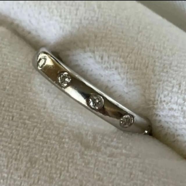 ドッツリング ダイヤモンド プラチナリング 12号 < 女性アクセサリー/時計 ドッツリング ダイヤモンド プラチナリング 12号 < 女性アクセサリー/時計の