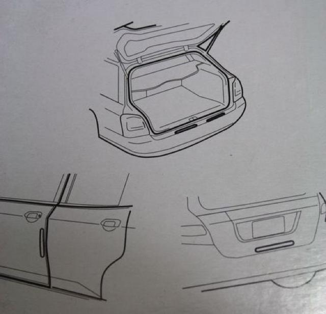 スタイリッシュバンパーガード type2 バンパーなどに < 自動車/バイク スタイリッシュバンパーガード type2 バンパーなどに < 自動車/バイク