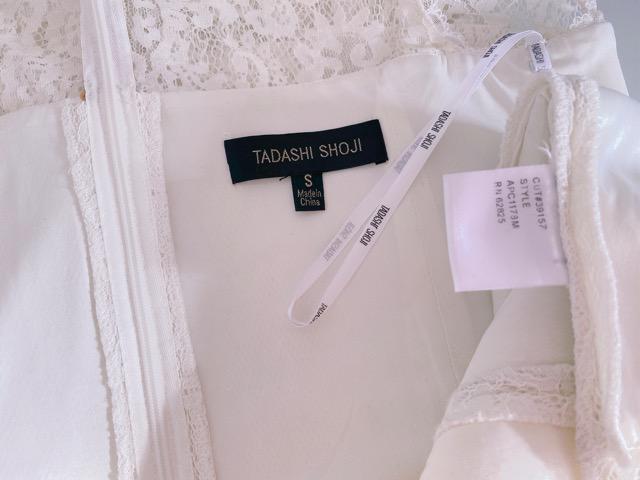 TADASHISHOJIボンディング白総レースフラワーホワイト花タダシショージインポートフレアドレスワンピースシースルー < 女性ファッション TADASHISHOJIボンディング白総レースフラワーホワイト花タダシショージインポートフレアドレスワンピースシースルー < 女性ファッションの