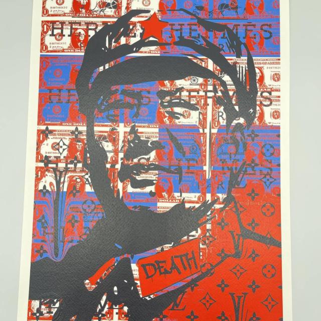 世界限定100枚 2020年 新作正規品 DEATH NYC 毛沢東  ルイ・ヴィトンS エルメス $ ドル紙幣  ポップアート < ホビー  世界限定100枚 2020年 新作正規品 DEATH NYC 毛沢東  ルイ・ヴィトンS エルメス $ ドル紙幣  ポップアート < ホビーの