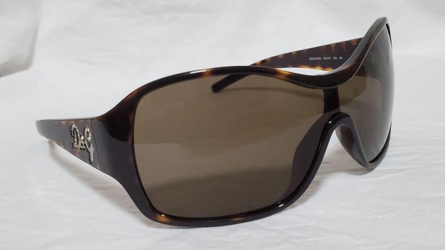 正規良 絶版 レア ドルチェ&ガッバーナ D&G ロゴ サングラス 茶×石 シールドビッグレンズ 軽量マーブルフレームアイウェア < ブランド  正規良 絶版 レア ドルチェ&ガッバーナ D&G ロゴ サングラス 茶×石 シールドビッグレンズ 軽量マーブルフレームアイウェア < ブランドの