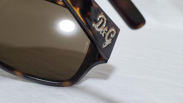 正規良 絶版 レア ドルチェ&ガッバーナ D&G ロゴ サングラス 茶×石 シールドビッグレンズ 軽量マーブルフレームアイウェア < ブランド  正規良 絶版 レア ドルチェ&ガッバーナ D&G ロゴ サングラス 茶×石 シールドビッグレンズ 軽量マーブルフレームアイウェア < ブランドの