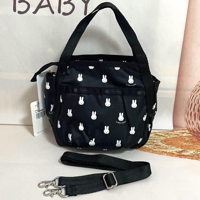 ★新品★LeSportsac レスポートサック ミッフィー 黒色 ブラック 2way ショルダーバッグ スモールジェニー 8056 < 女性ファッション  ★新品★LeSportsac レスポートサック ミッフィー 黒色 ブラック 2way ショルダーバッグ スモールジェニー 8056 < 女性ファッションの