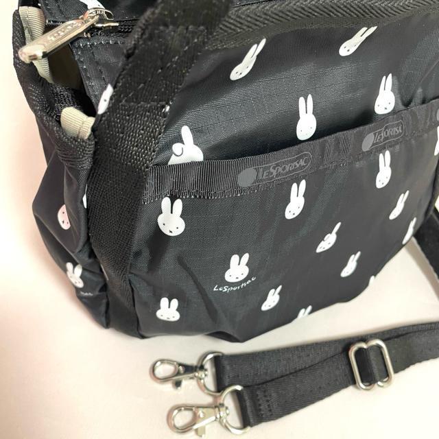 ★新品★LeSportsac レスポートサック ミッフィー 黒色 ブラック 2way ショルダーバッグ スモールジェニー 8056 < 女性ファッション  ★新品★LeSportsac レスポートサック ミッフィー 黒色 ブラック 2way ショルダーバッグ スモールジェニー 8056 < 女性ファッションの