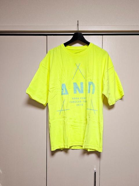 (15) 倖田來未  FANCLUB TOUR 2018 AND Tシャツ 蛍光黄色 M < タレントグッズ  (15) 倖田來未  FANCLUB TOUR 2018 AND Tシャツ 蛍光黄色 M  < タレントグッズの