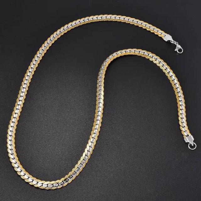 爆ヤス価格1090円★ベストセラー商品 メンズ&ウィメンズ ファッションチェーンネックレス   シルバーゴールド ステンレス < 男性アクセサリー/時計  爆ヤス価格1090円★ベストセラー商品 メンズ&ウィメンズ ファッションチェーンネックレス   シルバーゴールド ステンレス < 男性アクセサリー/時計の