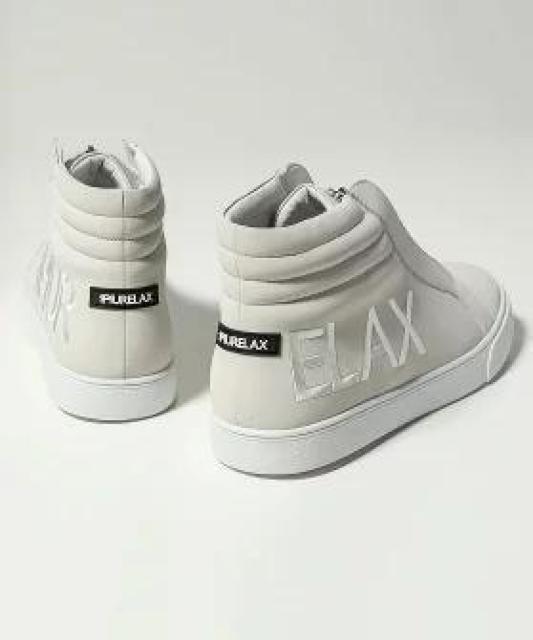 ☆1PIU1UGUALE3 RELAX ウノピュウノウグァーレトレリラックス ロゴ 刺繍 ハイカット スニーカー/27cm☆新品 < 男性ファッション ☆1PIU1UGUALE3 RELAX ウノピュウノウグァーレトレリラックス ロゴ 刺繍 ハイカット スニーカー/27cm☆新品 < 男性ファッションの