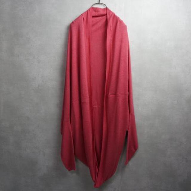 新品 レーヨンモモンガカーディガン ドレープ ローズレッド ピンク < 女性ファッション 新品 レーヨンモモンガカーディガン ドレープ ローズレッド ピンク < 女性ファッションの