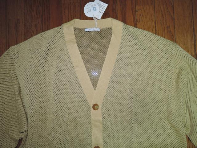 新品 BAYFLOW ベイフロー フェードニット レイヤード カーディガン 3 M イエロー 薄手 CARDIGAN < ブランド 新品 BAYFLOW ベイフロー フェードニット レイヤード カーディガン 3 M イエロー 薄手 CARDIGAN < ブランドの