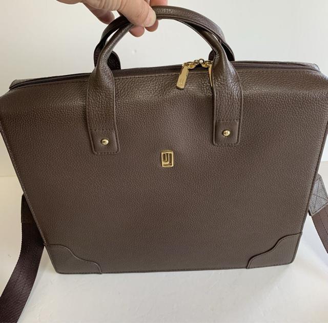 Jafferjees シボ革 レザー 2way ビジネスバッグ ブリーフケース ブラウン A4 < 女性ファッション Jafferjees シボ革 レザー 2way ビジネスバッグ ブリーフケース ブラウン A4 < 女性ファッションの