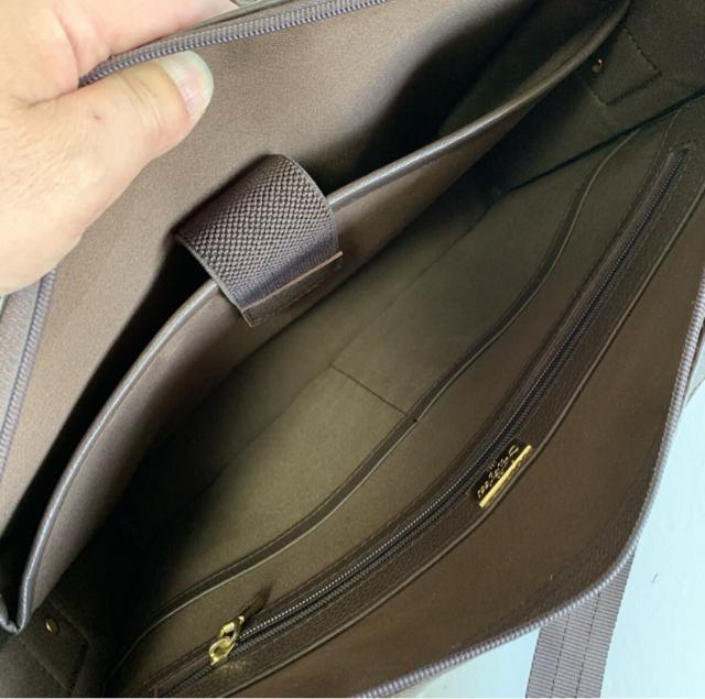 Jafferjees シボ革 レザー 2way ビジネスバッグ ブリーフケース ブラウン A4 < 女性ファッション Jafferjees シボ革 レザー 2way ビジネスバッグ ブリーフケース ブラウン A4 < 女性ファッションの