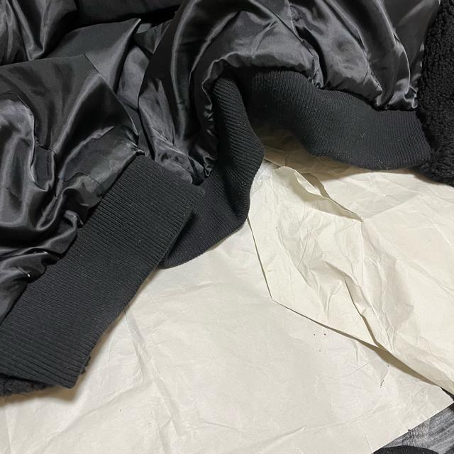 【ZARA / ザラ】 ボアジャケット / 3945/300/800/ M 40 ジップアップ 黒 < ブランド 【ZARA / ザラ】 ボアジャケット / 3945/300/800/ M 40 ジップアップ 黒 < ブランドの