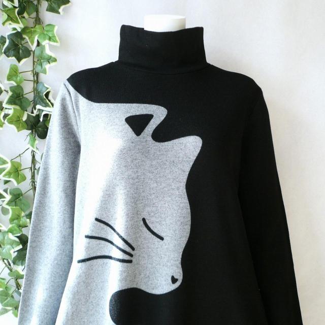 �V�i a052 ML ���N�� �傫�Ȃ˂��� �z�F �����s�[�X ���n �H �~ �n�C�l�b�N �X�g���b�` �j�b�g�\�[ �������� �� �����t�@�b�V������ 