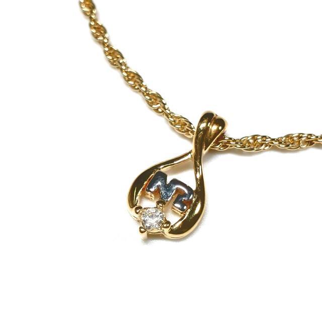 �j�i���b�` NINARICCI �l�b�N���X �t�F�C�N�p�[�� �S�[���h�J���[ �� �u�����h�� 