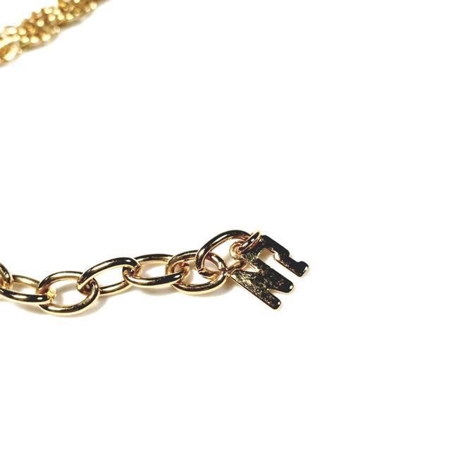 �j�i���b�` NINARICCI �l�b�N���X �t�F�C�N�p�[�� �S�[���h�J���[ �� �u�����h�� 