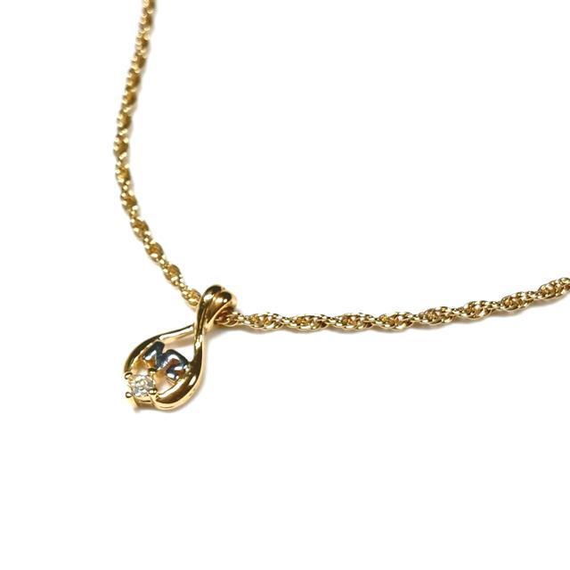 �j�i���b�` NINARICCI �l�b�N���X �t�F�C�N�p�[�� �S�[���h�J���[ �� �u�����h�� 