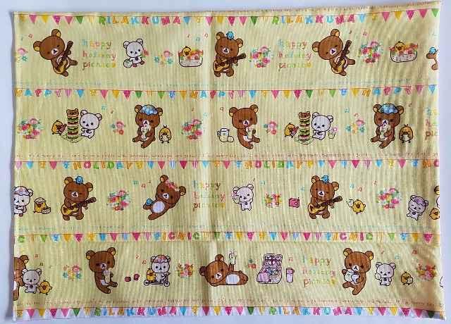 超レア生地 ★【期間限定】 大96ラ  リラックマ ランチョンマット(^o^)大 ハンドメイド < インテリア/ライフ  超レア生地 ★【期間限定】 大96ラ  リラックマ ランチョンマット(^o^)大 ハンドメイド  < インテリア/ライフの