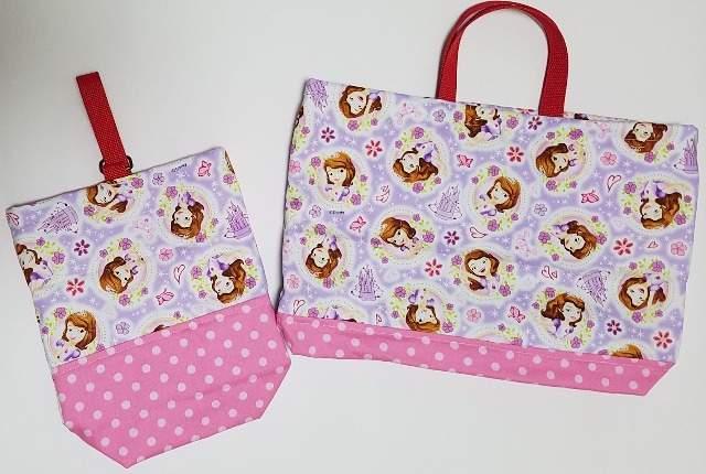 【一点物】【本日限定】★ 4BS  プリンセスソフィア レッスンバッグ3点set(*^O^*)ハンドメイド < キッズ/ベビー  【一点物】【本日限定】★ 4BS  プリンセスソフィア レッスンバッグ3点set(*^O^*)ハンドメイド < キッズ/ベビーの