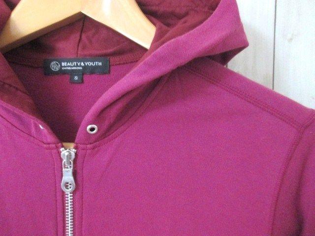 ☆ビューティ&ユース ユナイテッドアローズ ダブルジップ 7分袖パーカー/メンズ/S < ブランド ☆ビューティ&ユース ユナイテッドアローズ ダブルジップ 7分袖パーカー/メンズ/S < ブランドの