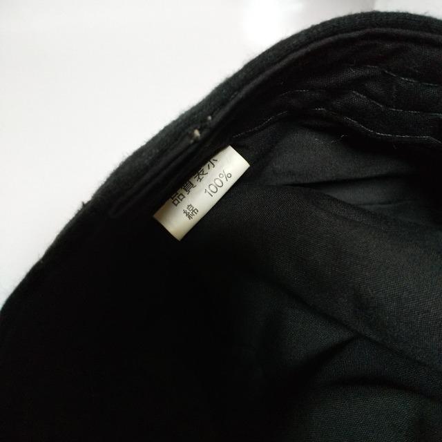 キャスケット帽【ヴィンテージ】中古品  BLACK < 女性ファッション  キャスケット帽【ヴィンテージ】中古品  BLACK < 女性ファッションの