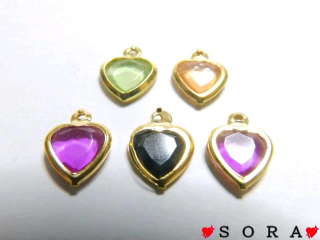 デコパーツ♪キラキラハートチャーム 4色5個セット < ペット/手芸/園芸 デコパーツ♪キラキラハートチャーム 4色5個セット < ペット/手芸/園芸の