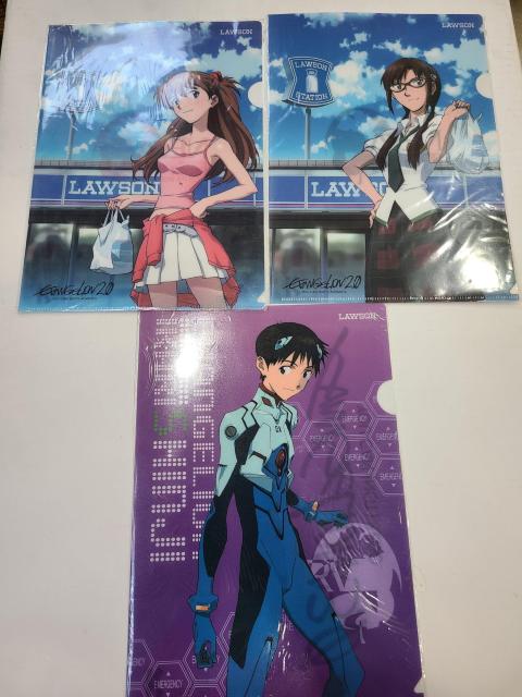 ☆ エヴァンゲリオン☆ クリアファイル 3枚セット非売品☆ < アニメ/コミック/キャラクター  ☆ エヴァンゲリオン☆ クリアファイル 3枚セット非売品☆  < アニメ/コミック/キャラクターの