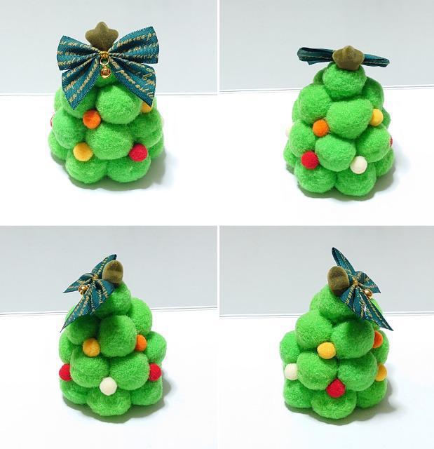 ハンドメイド♪ポンポンクリスマス☆ふわもこクリスマスツリー(グリーン) < ペット/手芸/園芸 ハンドメイド♪ポンポンクリスマス☆ふわもこクリスマスツリー(グリーン) < ペット/手芸/園芸の