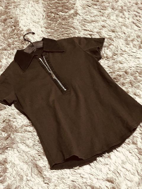 新品〈J&R〉襟付きトップス(ブラウン)Mサイズ < ブランド  新品〈J&R〉襟付きトップス(ブラウン)Mサイズ < ブランドの
