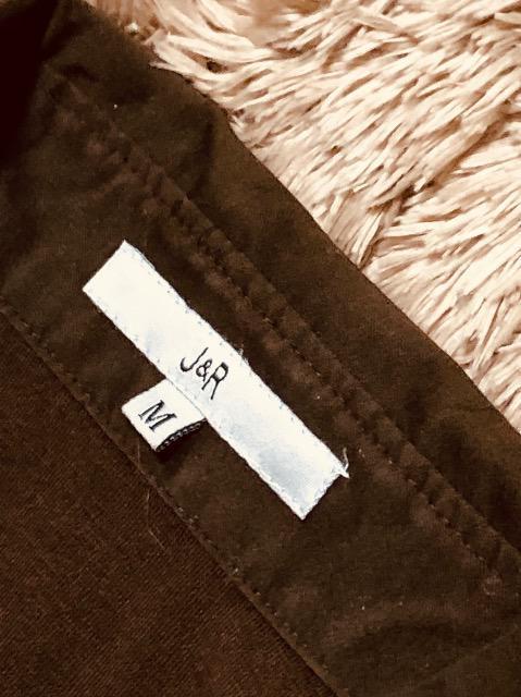 新品〈J&R〉襟付きトップス(ブラウン)Mサイズ < ブランド  新品〈J&R〉襟付きトップス(ブラウン)Mサイズ < ブランドの