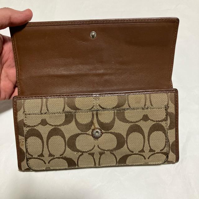 【COACH / コーチ】 シグネチャー / 三つ折り 長財布 / レザー / キャンバス < ブランド  【COACH / コーチ】 シグネチャー / 三つ折り 長財布 / レザー / キャンバス < ブランドの